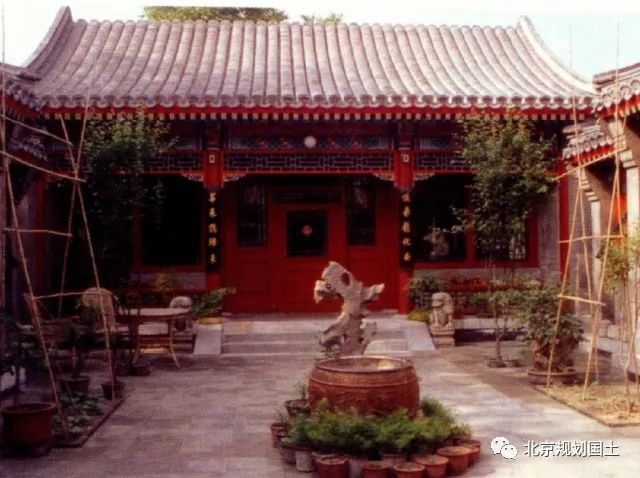 北京四合院和一般的院子区别,北京四合院院子景观效果图