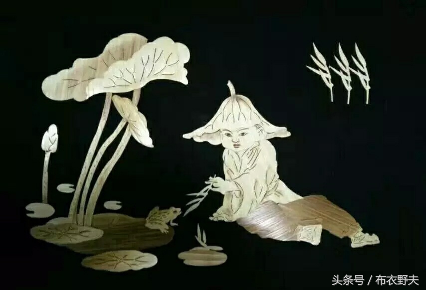 柳云霞作品,柳云霞麦秆画欣赏