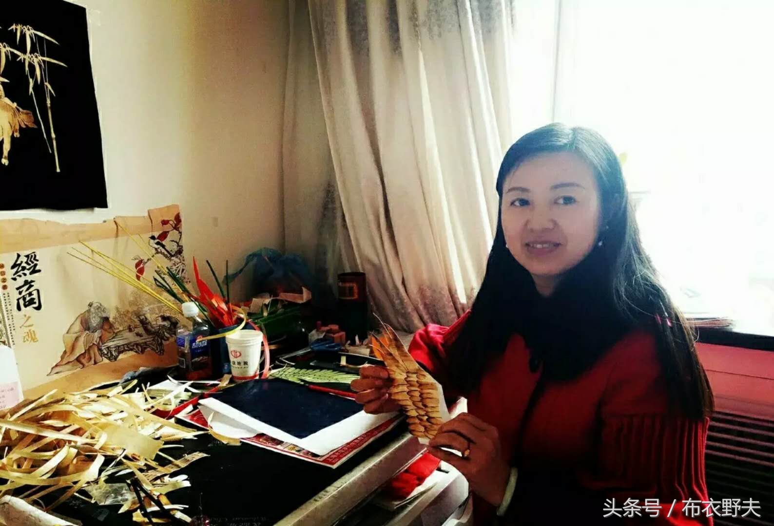 柳云霞作品,柳云霞麦秆画欣赏