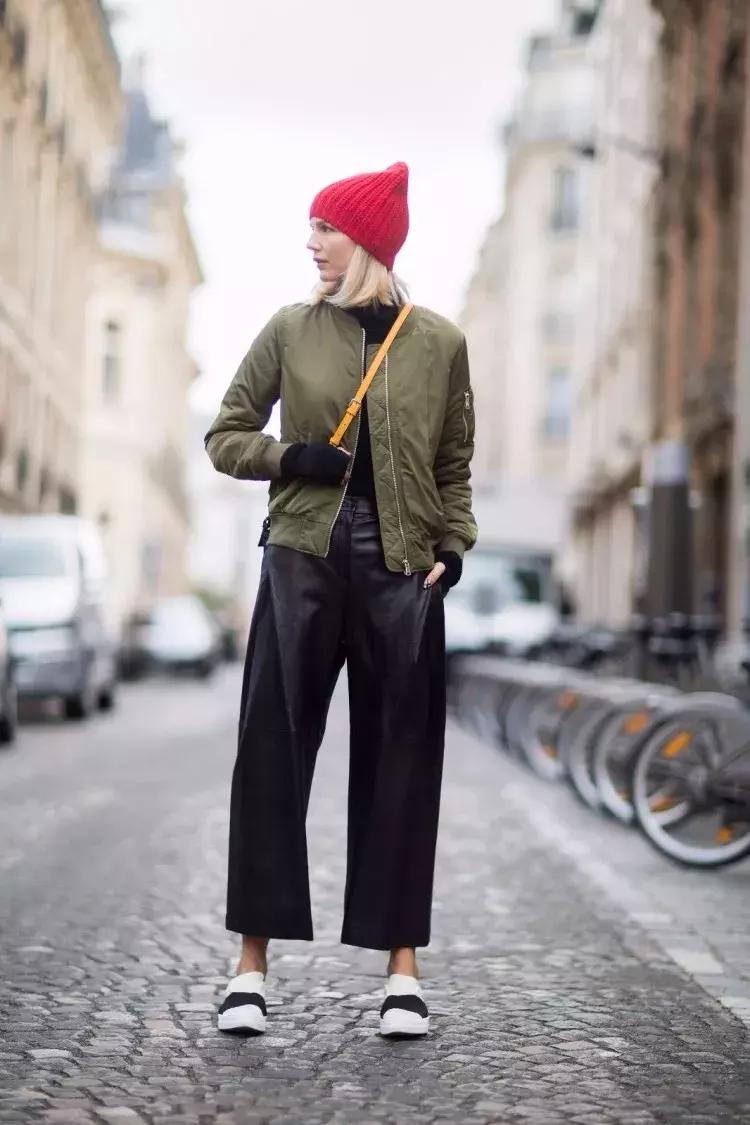 又降温了穿什么,保暖又好看针织帽