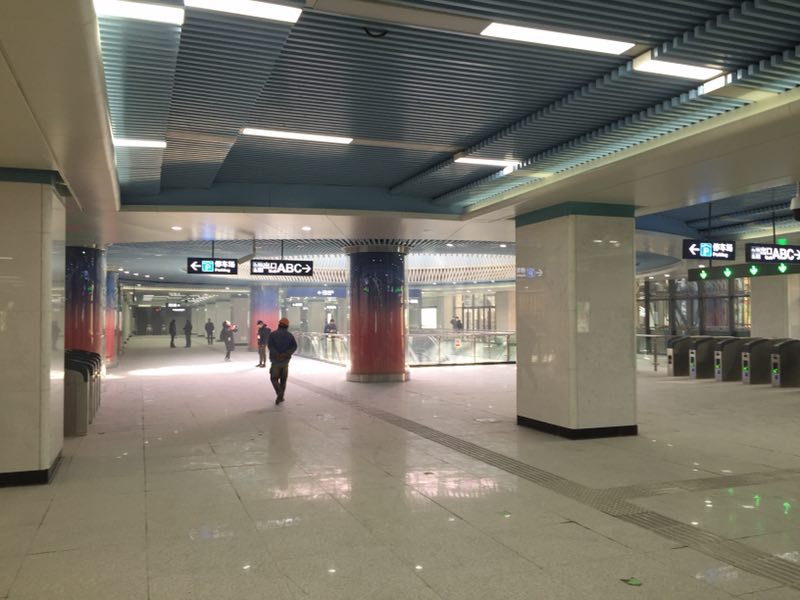 武汉轨道交通新港线竹叶山,武汉竹叶山地铁全景