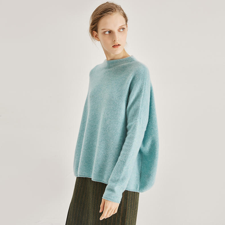 羊毛衫太宽了怎么样穿才洋气,哪种款式的羊毛衫单穿也很时尚