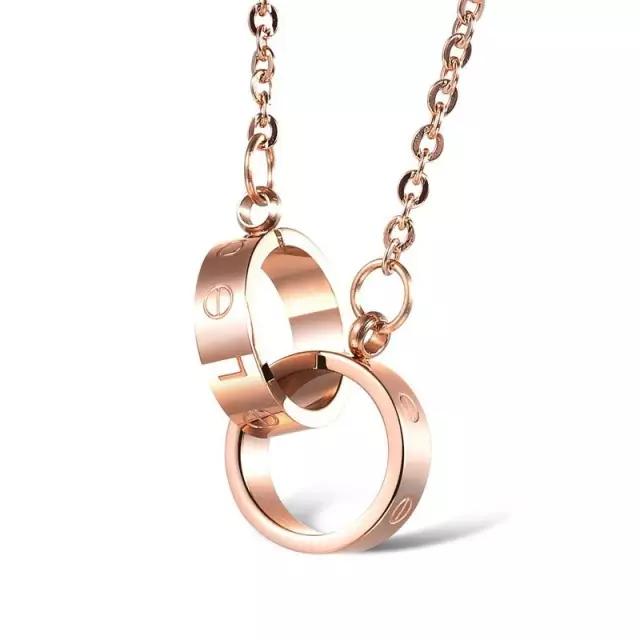 cartier卡地亚项链情侣,情侣卡地亚戒指图片