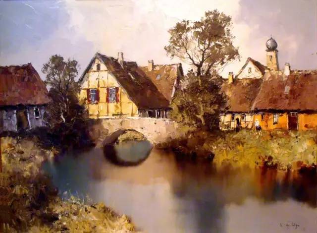 光影十足的风景油画欣赏太美了,100幅经典风景油画图文