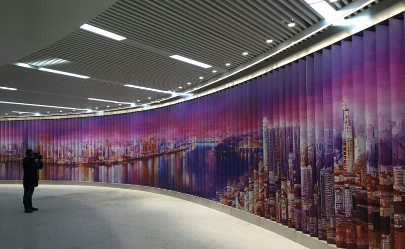 武汉轨道交通新港线竹叶山,武汉竹叶山地铁全景