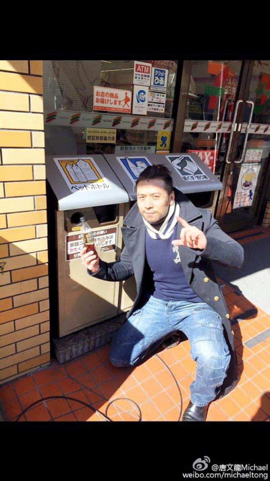 唐文龙颜值巅峰,唐文龙与路人合影