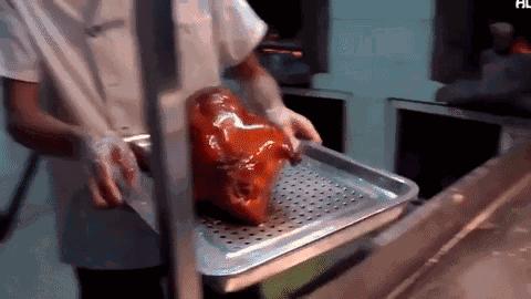 600块的烤鸭,六百多元的北京烤鸭