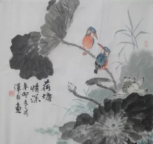 一卷芸编淡淡香，小村旧事未模糊邺下村童/栗泽甫诗画选