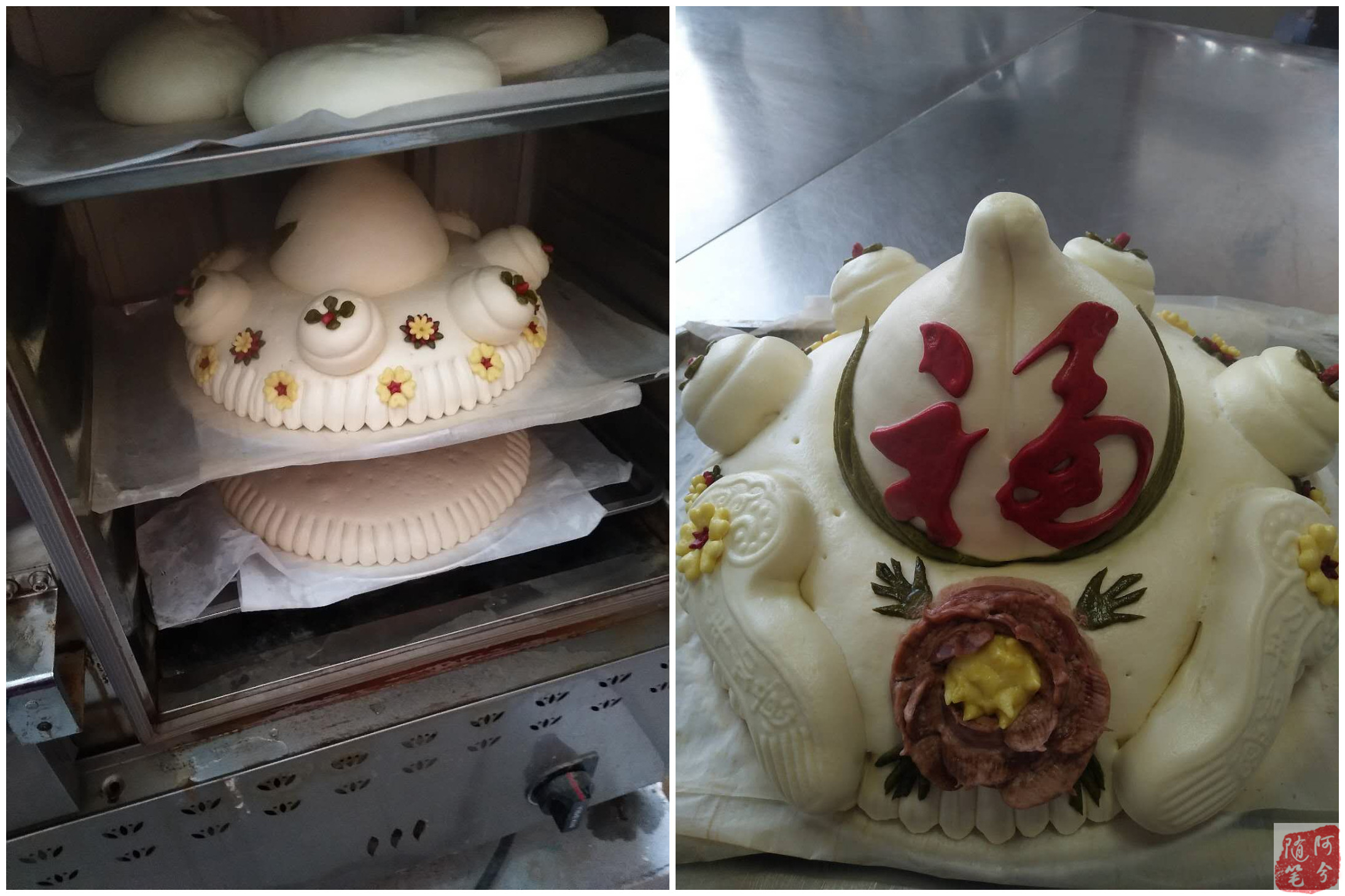 农村妇女创业手工制作,中国传统面塑做的蛋糕