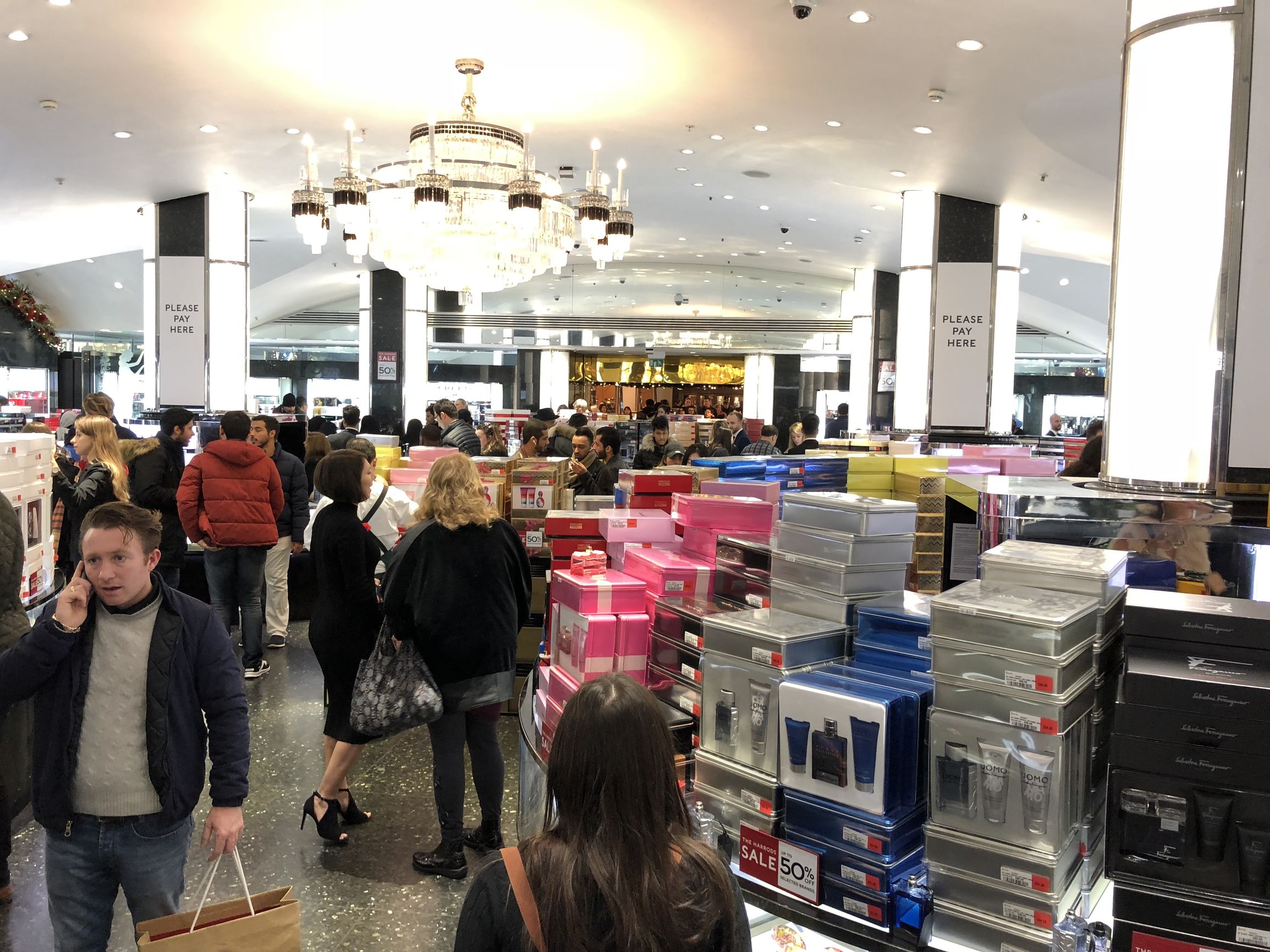 英国哈罗德百货圣诞节,一年一次购物狂欢