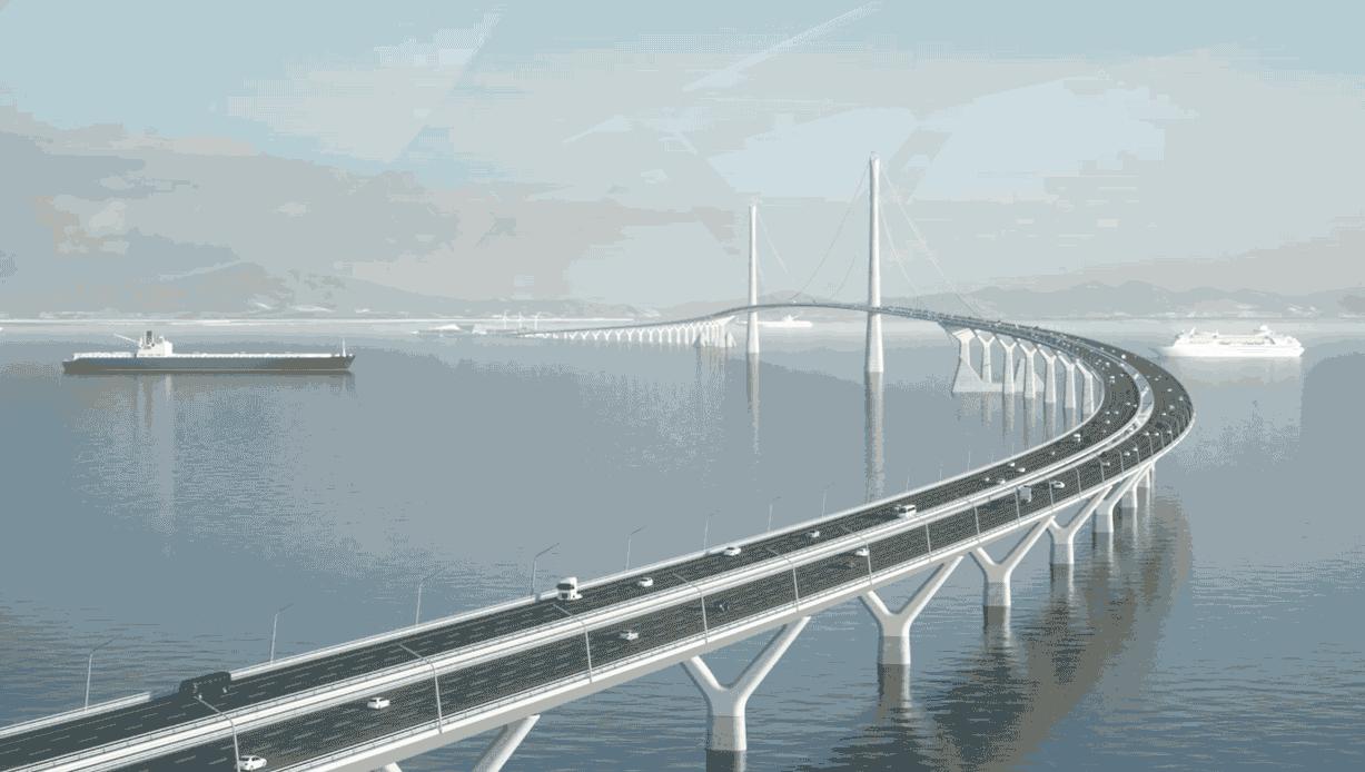 深中通道东人工岛建设,虎门大桥深中通道规划