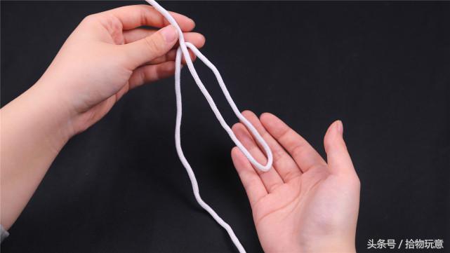 旧鞋带编织手工制作,简易松紧鞋带废物利用