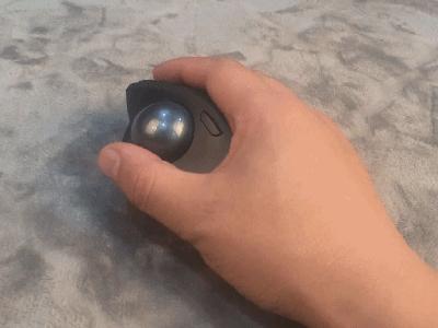 罗技ergo无线轨迹球,罗技mxergo鼠标评测