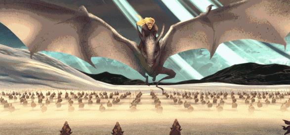 权力的游戏第几集龙妈的龙出来,权力的游戏现实中的龙妈