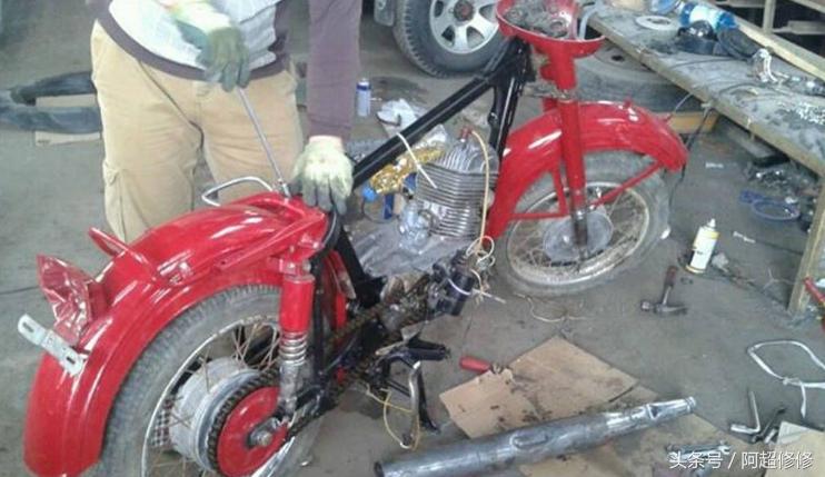 翻新1987年幸福250a摩托车,老款幸福250摩托车高清图