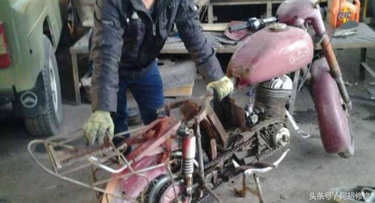 翻新1987年幸福250a摩托车,老款幸福250摩托车高清图