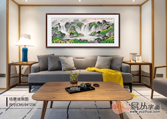 家里挂山水画合适吗？看专业人士的解读