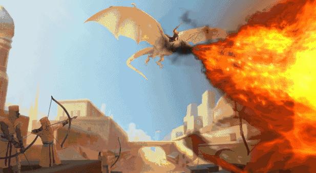 权力的游戏第几集龙妈的龙出来,权力的游戏现实中的龙妈