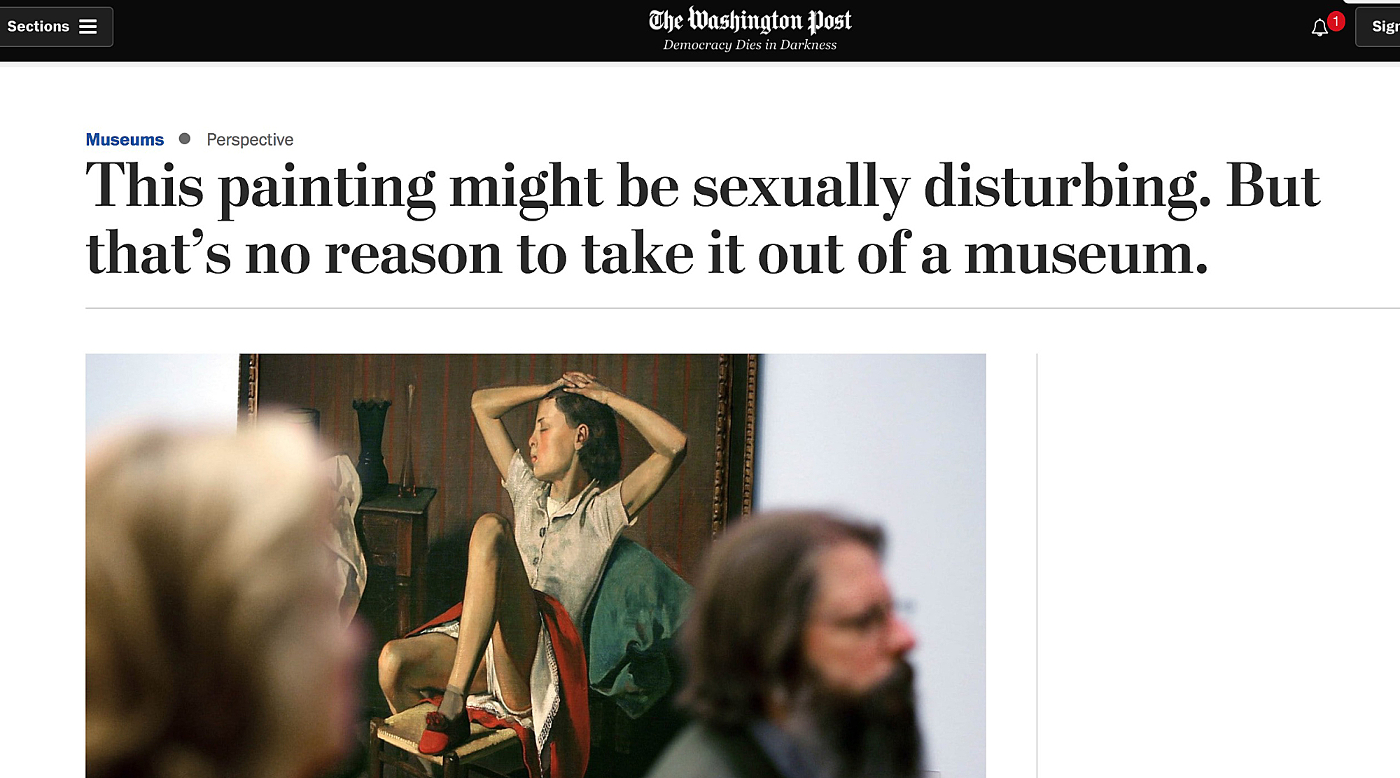 万人要求撤掉这件“恋童癖”艺术：12岁女孩摆出令人不悦的性姿势