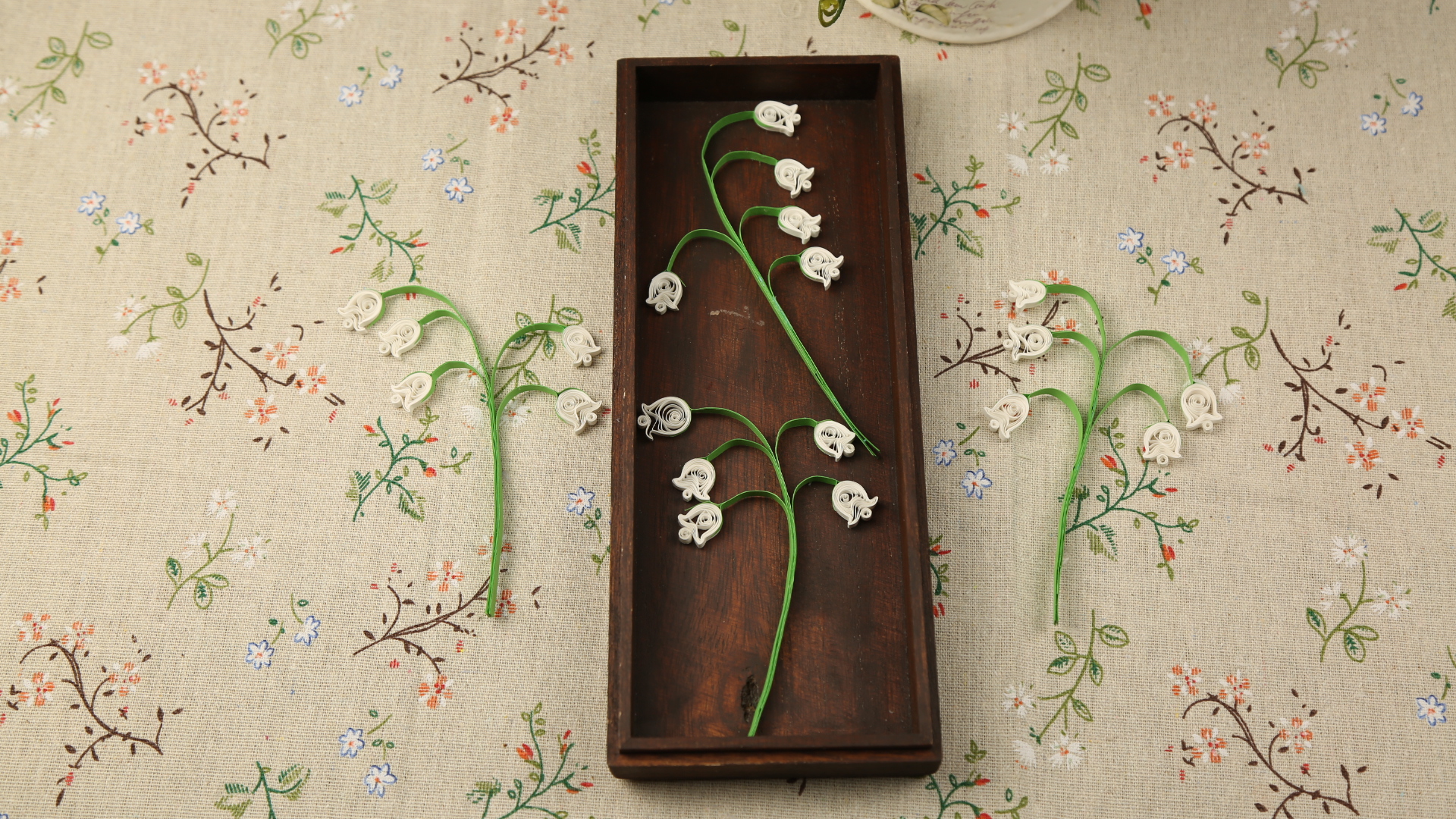 10种衍纸花,衍纸手工作品简单花