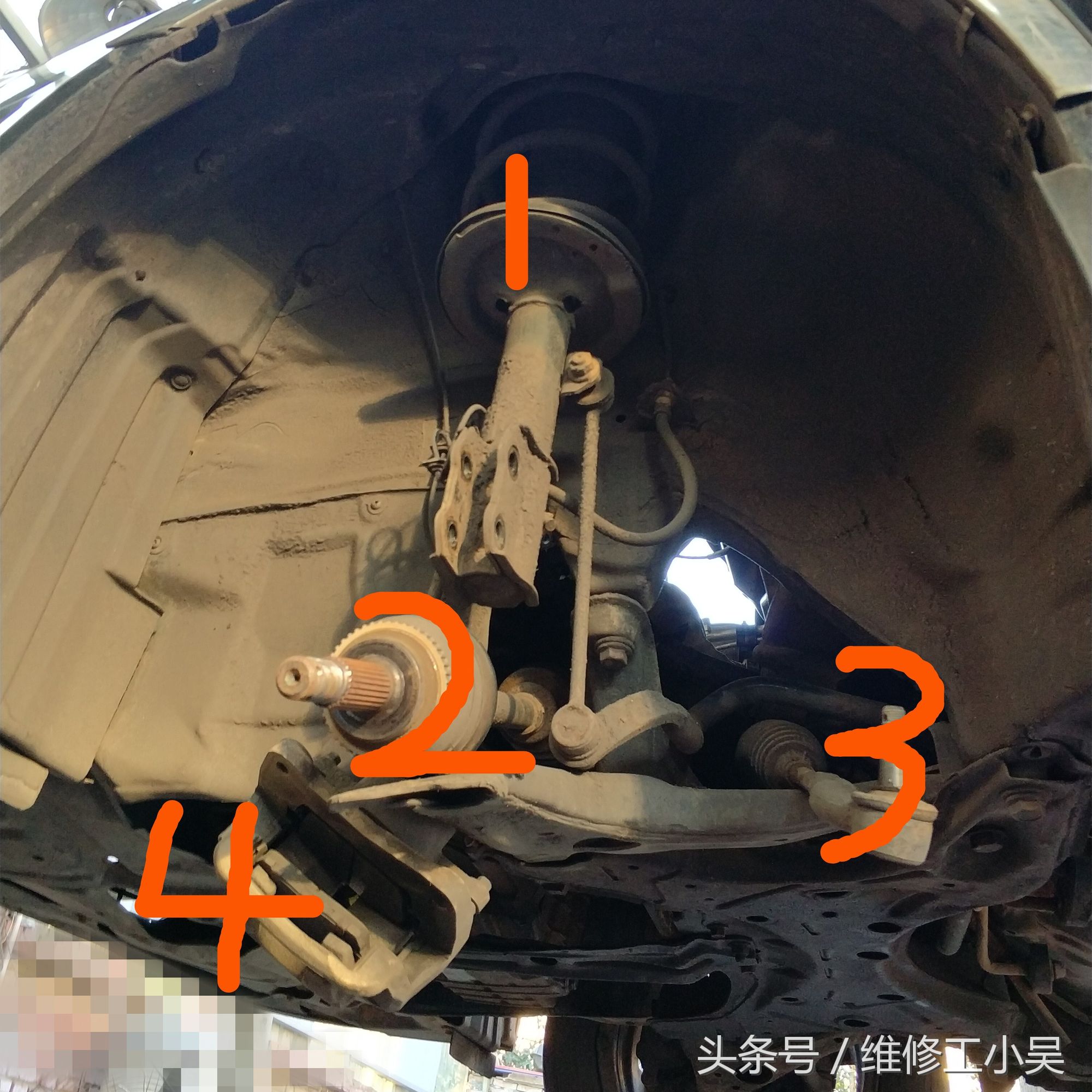 5年的比亚迪左轮嗡嗡响，车主花了160块钱就修好了，真是良心价！