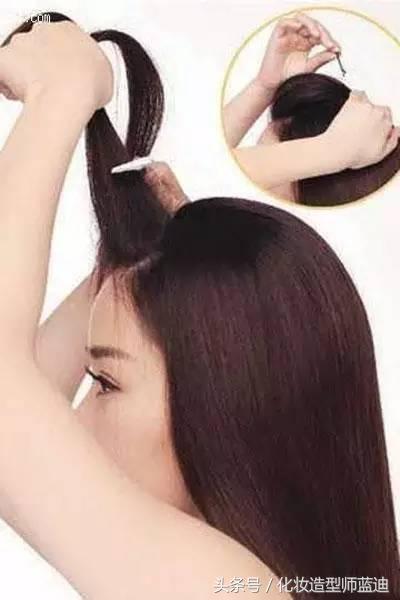 发型这样扎更是高级时尚了,气质款发型扎出去回头率百分百