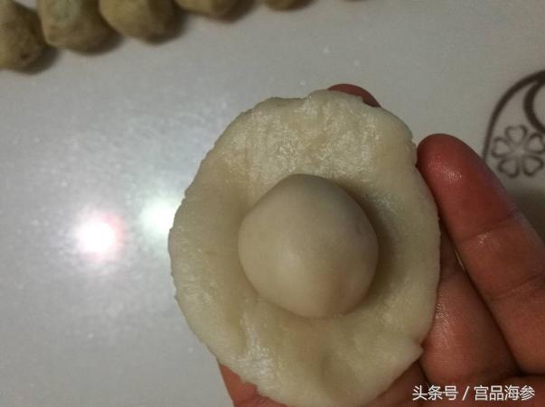 酥掉渣的绿豆饼怎么做,自制绿豆酥饼