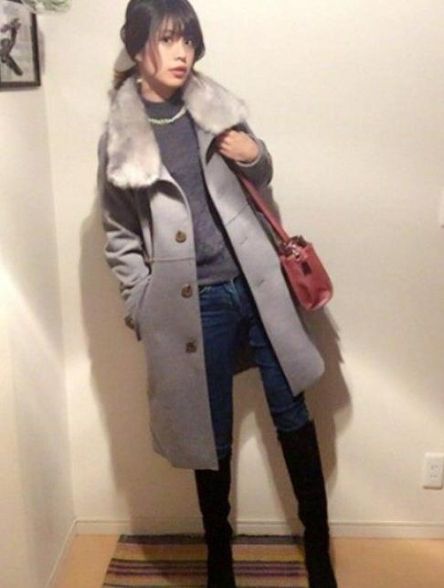 大衣没选好反而会显胖,大衣不够垂顺