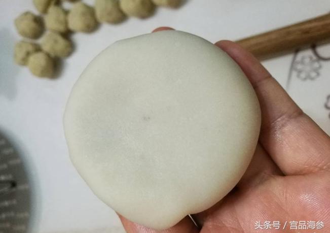 酥掉渣的绿豆饼怎么做,自制绿豆酥饼