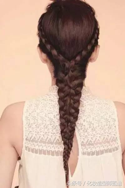 发型这样扎更是高级时尚了,气质款发型扎出去回头率百分百