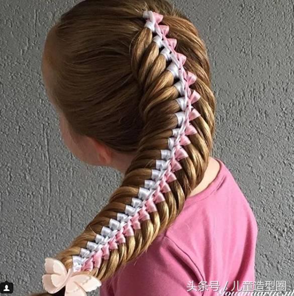 丝带编发真的很好看,细彩丝带编发教程