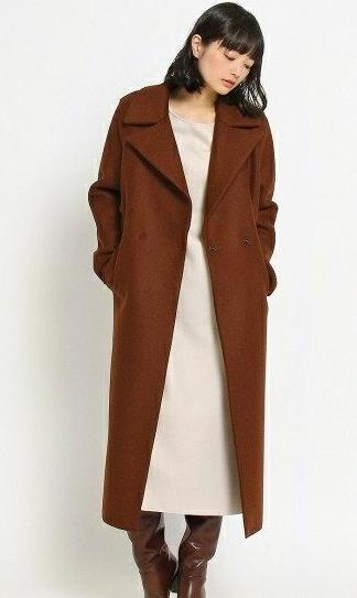 大衣没选好反而会显胖,大衣不够垂顺