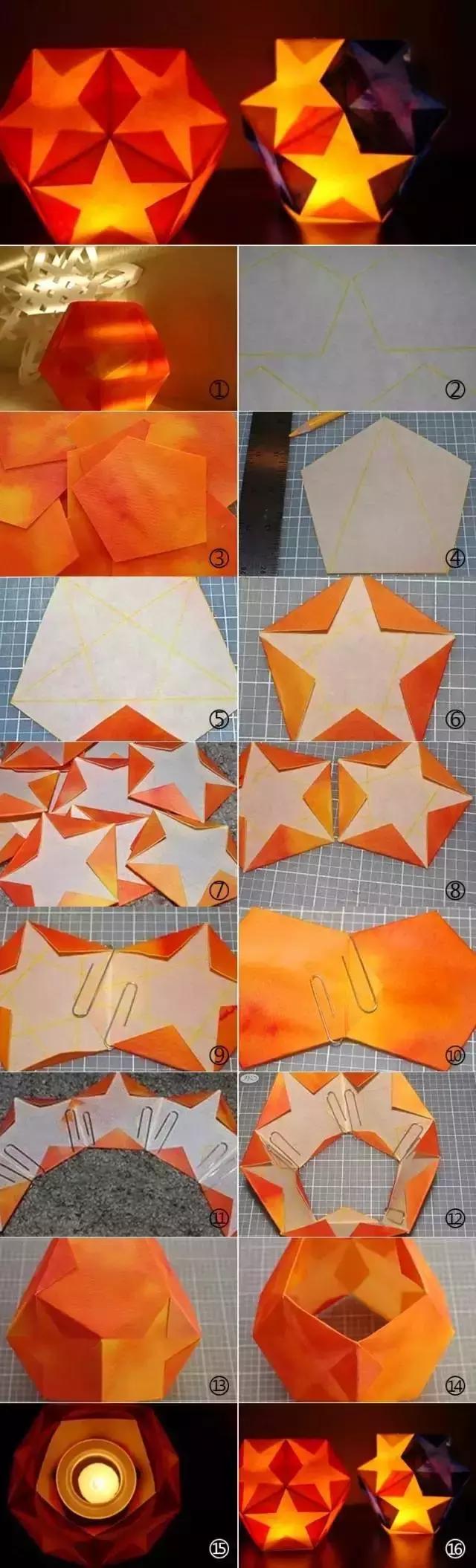 手工灯笼幼儿园手工制作新年元旦,迎接新年的剪纸灯笼