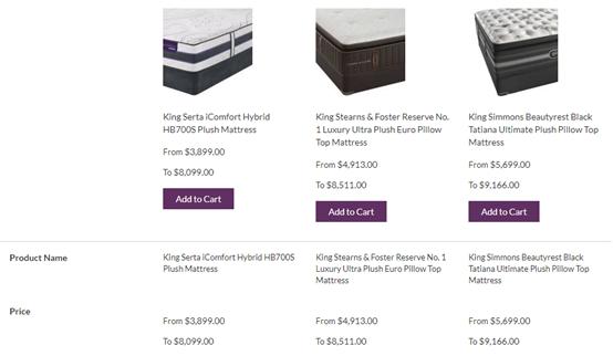 席梦思床垫原装进口,进口席梦思床