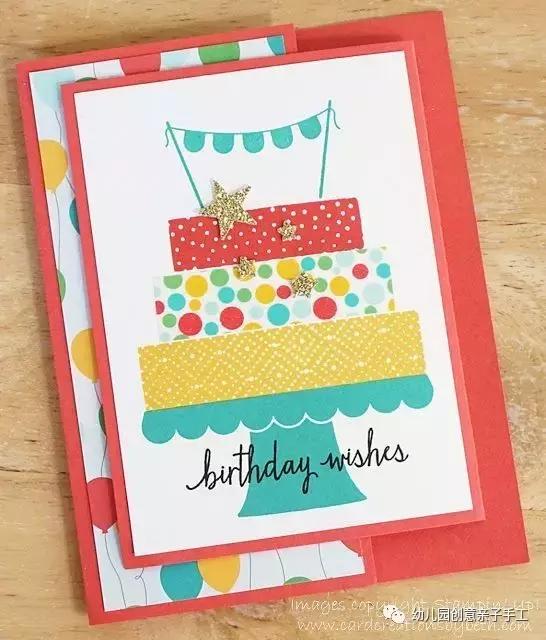 七个简单易学的立体贺卡小教程,手掌粘贴爱心等,幼儿园孩子都会