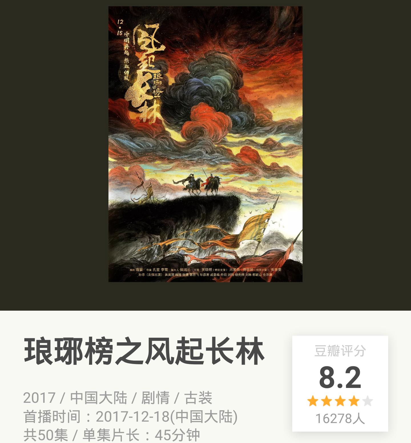 琅琊榜之风起长林全集解说完整,琅琊榜之风起长林
