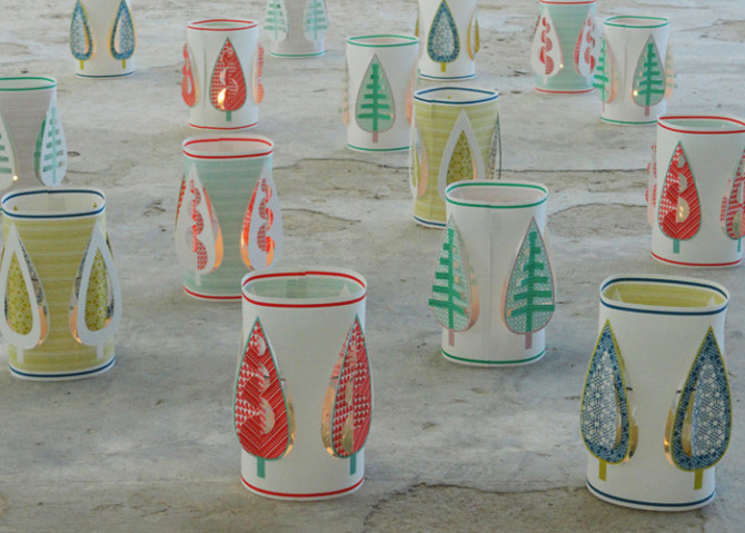 手工灯笼幼儿园手工制作新年元旦,迎接新年的剪纸灯笼