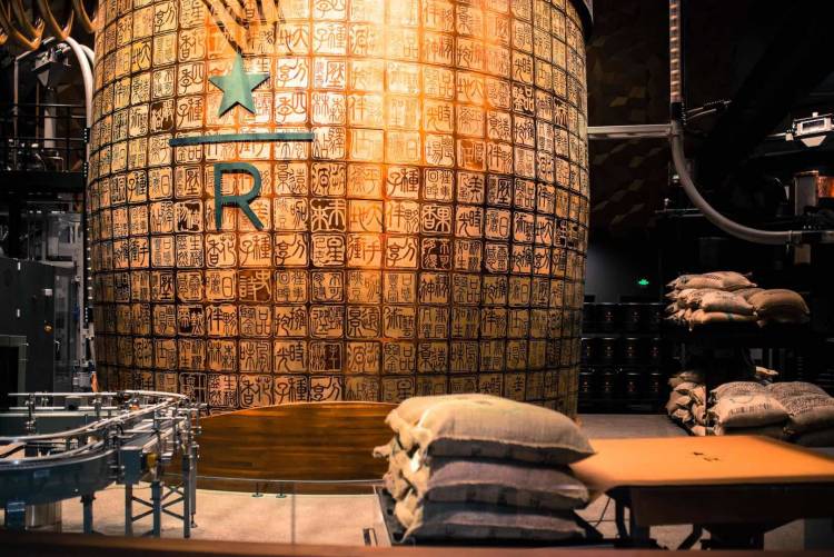 星巴克上海烘焙工坊2017开业限定,全球最大星巴克烘焙工坊体验