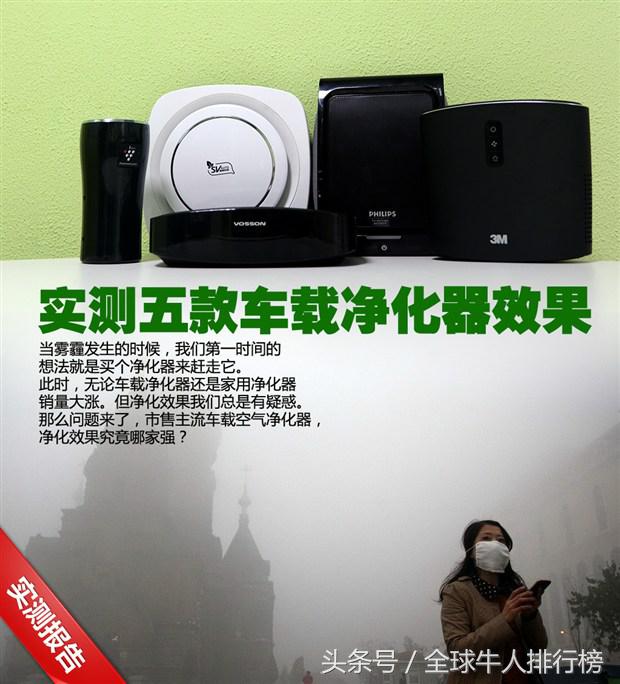 车载空气净化器能除甲醛吗？实测5款车载净化器效果