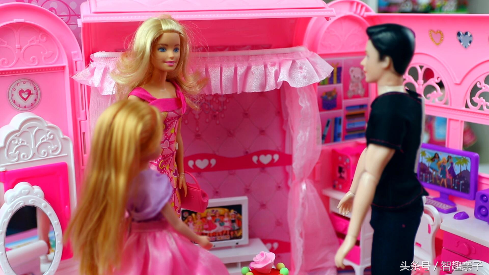 芭比娃娃玩具儿童故事,芭比娃娃故事玩具视频