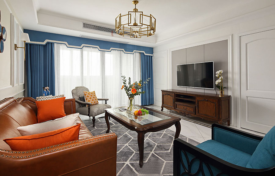 一进门被装修震撼,檀香湾精装修效果图