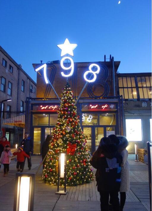 圣诞节热恋生活日记，开着轩逸陪女朋友搜集北京的圣诞树