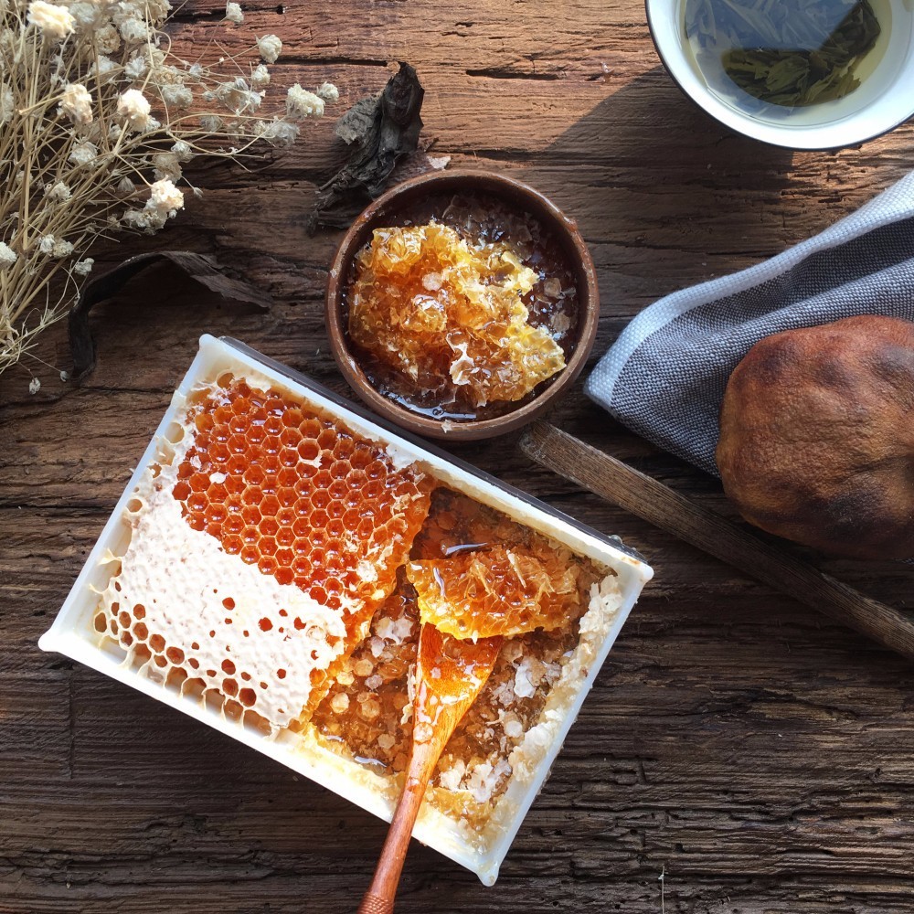 集市上的蜂蜜,市集食材