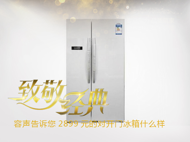 致敬经典：容声告诉您2899元的对开门冰箱什么样
