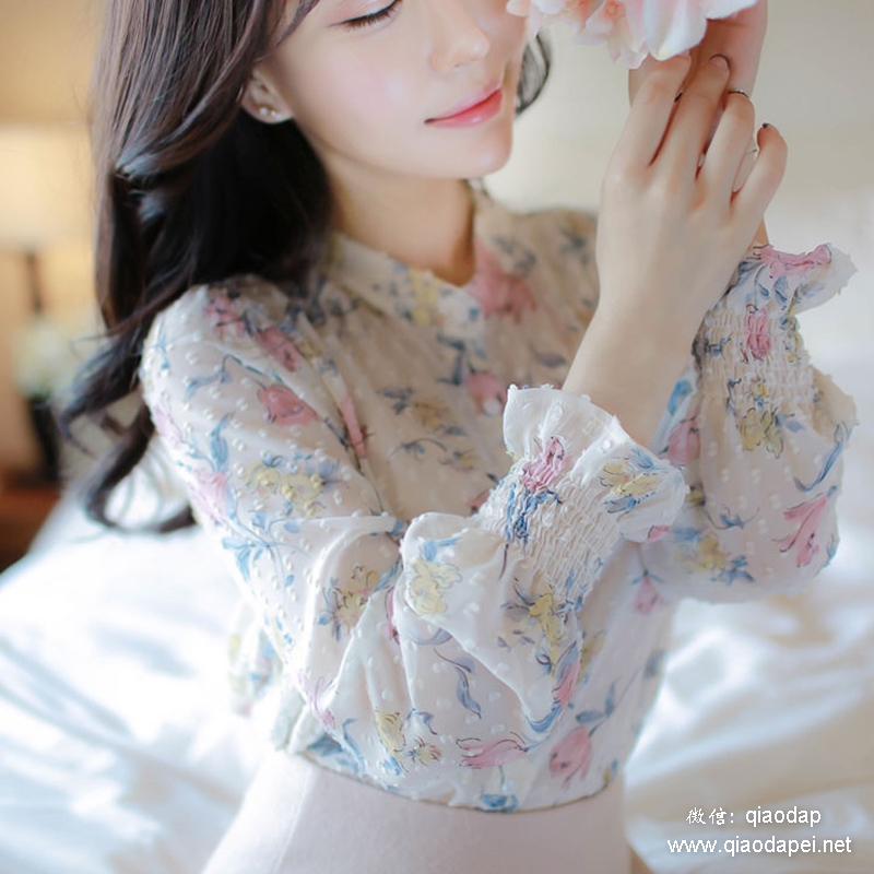 有哪些好看的雪纺衫,又一款好看的雪纺衫