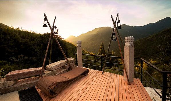 安吉山顶老树林,浙江安吉老树林