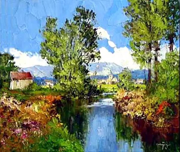 光影十足的风景油画欣赏太美了,100幅经典风景油画图文