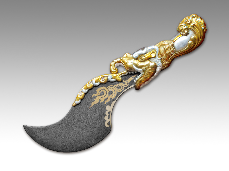 韧性与力量:摩羯钺的藏族文化呈现