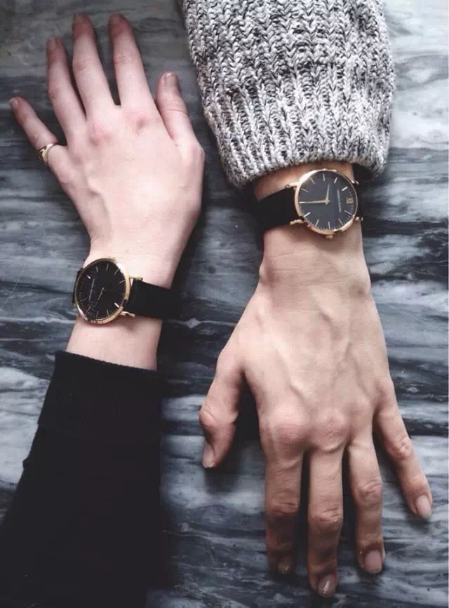 今年给自己买了个表,我去年买了一个表