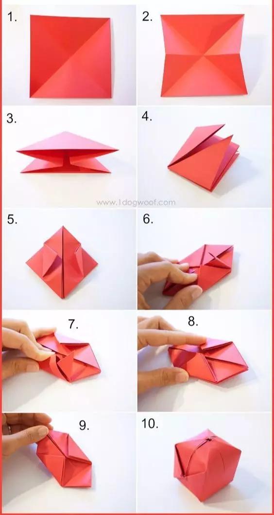 折纸大全创意7-12岁,有趣的折纸只需要一张长方形纸